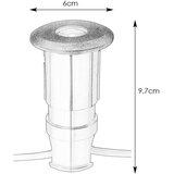 Markslöjd 107285 - LED spoljna ugradna svetiljka GARDEN24 LED/3W/24V IP44 crna | Eponuda.com