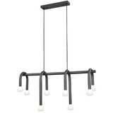  Luster na sajli DELORI 8xG9/28W/230V crni Cene