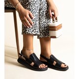 Gemre Black sandals with openwork upper Imogne | shoptok.hr