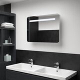 vidaXL LED kopalniška omarica z ogledalom 70x9,5x55 cm Cene