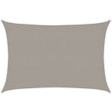vidaXL Senčno jadro 160 g/m² pravokotno svetlo sivo 2x2,5 m HDPE, (21254263) | Shoptok.si