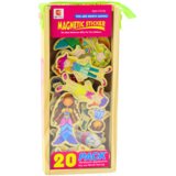  Set drvenih magneta s veselim motivima raznih likova - 20 elemenata | Shoptok.si