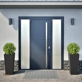  Vrtne sadilice 2 kom crne 35 x 35 x 75 cm čelične | Eponuda.com