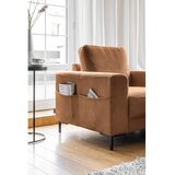 Miuform Narančasta/smeđa fotelja od samta Lofty Lilly – | shoptok.hr
