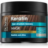 Dr. Santé Keratin globinsko regeneracijska in hranilna maska za krhke lase brez sijaja 300 ml
