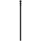  Metalno zamjensko uzglavlje crno 160 cm | shoptok.hr