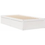  Okvir kreveta bez madraca bijeli 75 x 190 cm masivna borovina | shoptok.hr
