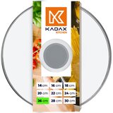 KADAX stekleni pokrov 26 cm univerzalni toplotno odporen pokrov za lonce in ponev, (5000551571) | Shoptok.si