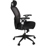 MID.YOU Vrtljiv Stol Venus Base, Srebrno-Siva, Črna | Shoptok.si