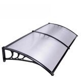 Nadstrešnica 240x100 Crna Providna 5mm Leksan 1509 | Eponuda.com