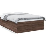 vidaXL Okvir kreveta smeđa boja hrasta 140 x 200 cm konstruirano drvo Cijene