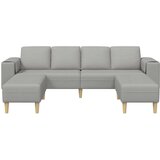  Set sofe 3 pcs Siva boja oblaka tkanina | shoptok.hr