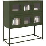  Komoda maslinastozelena 100,5x39x107 cm hladno valjani čelik | Eponuda.com
