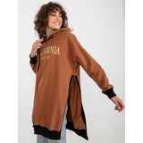 VITON Sweatshirt-VI-BL-327.70P-light brown | Shoptok.si