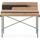Marckeric Pisarniška pisalna miza iz masivnega hrasta 60x113 cm Lila – | Shoptok.si
