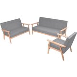vidaXL 3-dijelna garnitura od tkanine svijetlosiva | shoptok.hr