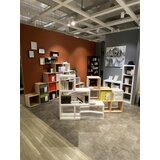XORA predelna stena 123,9/123,9/29 cm bela | Shoptok.si