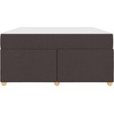  Okvir za krevet Tamno smeđa 160 x 200 cm tkanina | shoptok.hr