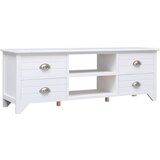 vidaXL TV omarica bela 108x30x40 cm trden les pavlovnije Cene