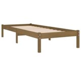  Za krevet od masivnog drva smeđa boja meda 100 x 200 cm | shoptok.hr