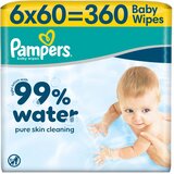 Pampers Aqua vlažne maramice, 6x60 kom / XXL | shoptok.hr