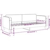  Raztegljiv kavč taupe 80x200 cm blago, (20792300) | Shoptok.si