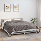 vidaXL Teška deka siva 235x290 cm 11 kg od tkanine | shoptok.hr