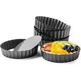 Dardanar Mini neoprijemljivi pekači za torte Okrogli pekači za quiche z odstranljivim ohlapnim dnom Pekač za pito s sirom, (21199016) Cene