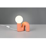 REALITY Oranžna keramična namizna svetilka (višina 21,5 cm) Quinn – | Shoptok.si