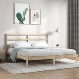Maison Chic Posteljni okvir - Dvoposteljna postelja - Zakonska postelja brez vzmetnice 200x200 cm trdna borovina-J3466, (21764697) | Shoptok.si