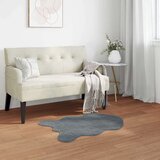  Faux Rabbit Fur Rug Olite Antracit 60 x 90 cm Poliester | shoptok.hr