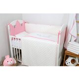  posteljina za bebe Krunica 1900 Roze Cene