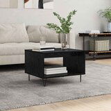 vidaXL Kava Stol Crni hrast 60 x 50 x 40 cm Konstruirano drvo Cijene