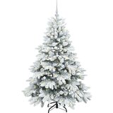vidaXL Umjetno božićno drvce s stalakom Zelena 150 cm PE i PVC | shoptok.hr