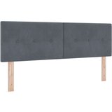  Posteljni dno z vzmetnico temno sivo 140x190 cm žamet, (22052664) | Shoptok.si