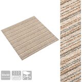  Tepih 20 pcs Prugasta bež 50 x 50 cm 100% Polipropilen | shoptok.hr