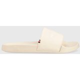 Tommy Hilfiger Natikači FEMININE SEASONAL ženski, bež barva, FW0FW07257 | Shoptok.si