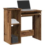 vidaXL Radni stol s policama boja drva 84x40x78 cm konstruirano drvo | shoptok.hr