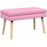  Klupa s dvostrukim slojem Ružičasta 80 x 40 x 47 cm Tkanina | Eponuda.ba