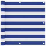 vidaXL balkonski zastor bijelo-plavi 90 x 300 cm od tkanine Oxford Cijene