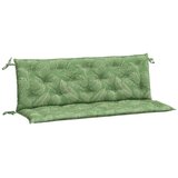  Jastuci za vrtnu klupu 2 kom s uzorkom lišća 150x50x7cm tkanina | shoptok.hr