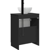 Kupaonski umivaonik s sudoperom Crna 54 x 35 x 83 cm | shoptok.hr