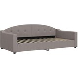  Dnevni krevet smeđesivi 100 x 200 cm od tkanine | shoptok.hr