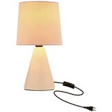 Candellux Lighting Krem stolna lampa s tekstilnim sjenilom (visina 14,5 cm) Satti – | shoptok.hr