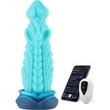 HiSmith WDA023-M Wildolo Devil Series Fantasy Dildo Vibrator with App 23cm Turquoise Cene