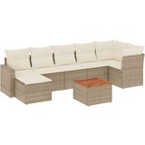  8-dijelni set vrtnih sofa od poliratana s jastucima bež | shoptok.hr