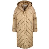 Pri Long jacket women's coat with diagonal quilting Warm LUCY | shoptok.hr