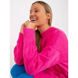 RUE PARIS Sweater-LC-SW-0297.35P-fluo pink | Shoptok.si