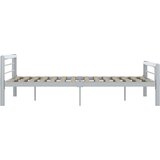  Okvir za krevet sivo-bijeli metalni 160 x 200 cm | Eponuda.ba