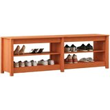  Klop za čevlje Voščeno rjava 160 x 36.5 x 50 cm Trdna borovina, (5000073255) | Shoptok.si